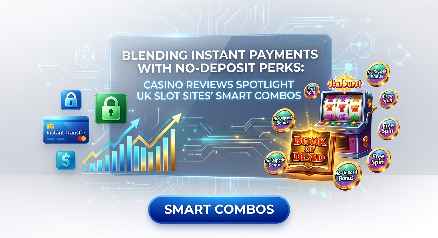Vibrant slot machine reels spinning with instant payment icons and bonus symbols overlayed, highlighting quick access to free plays on UK casino platforms