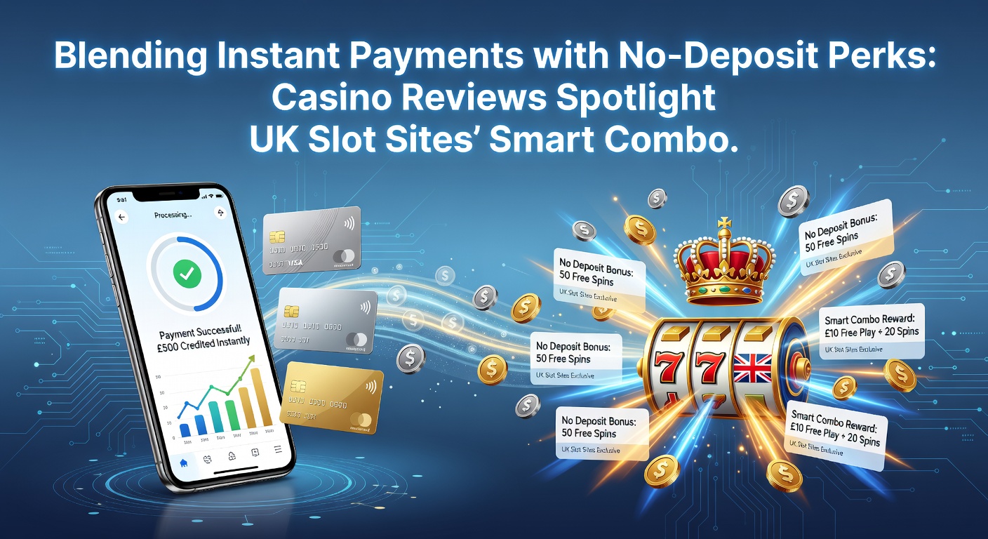 Close-up of a mobile screen showing a UK slot site interface with instant deposit button glowing next to a no-deposit free spins popup, evoking fast-paced gaming excitement