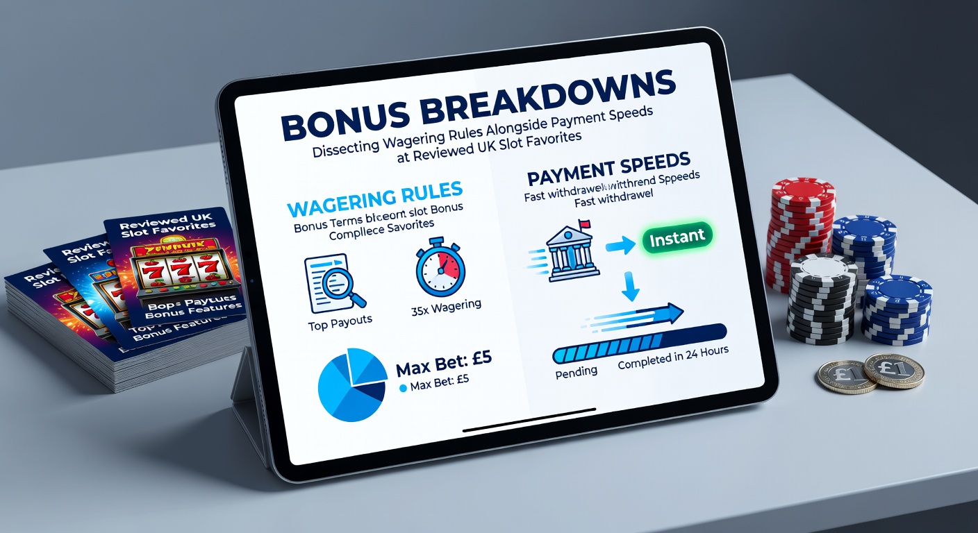 Vibrant slot machine reels spinning with glowing bonus icons and speedometer graphics highlighting fast payouts