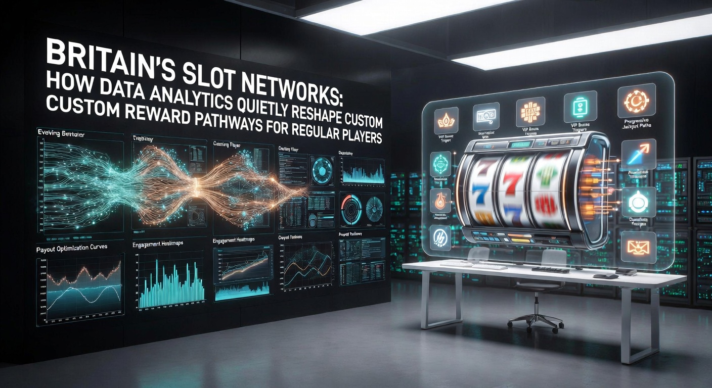 Data analytics dashboard showing player reward pathways in UK slot networks