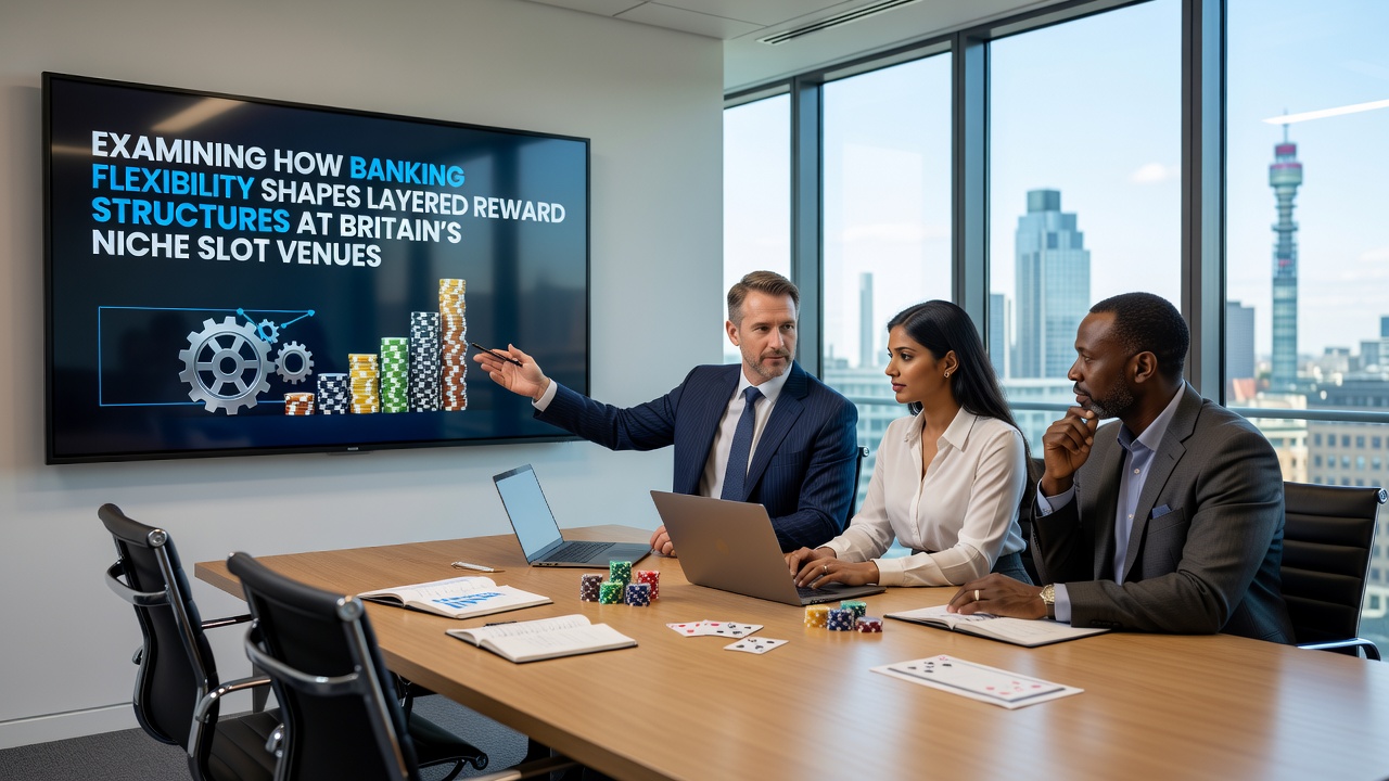 Diverse banking methods displayed on a digital interface for UK slot platforms