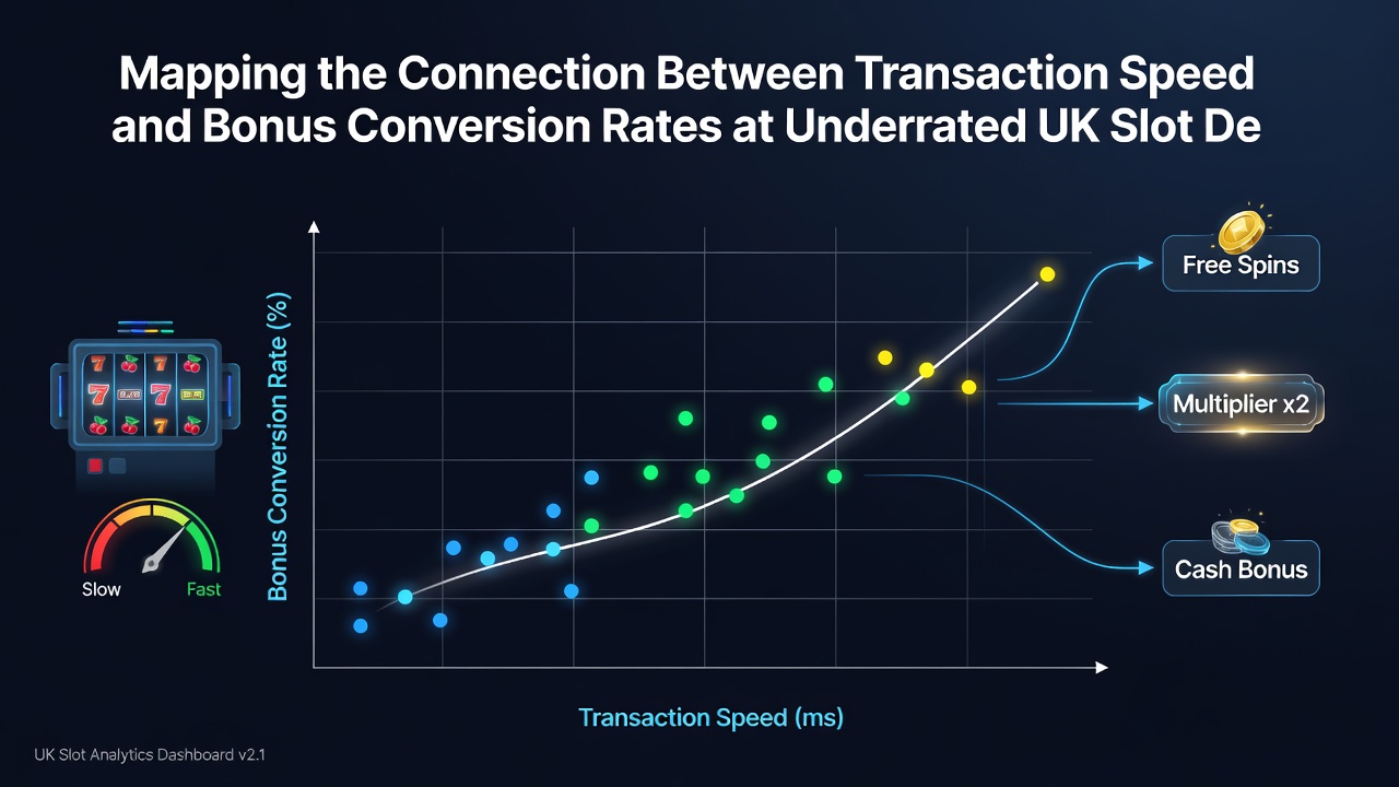 Infographic illustrating links between deposit speed, bonus uptake, and player retention at smaller UK gaming venues