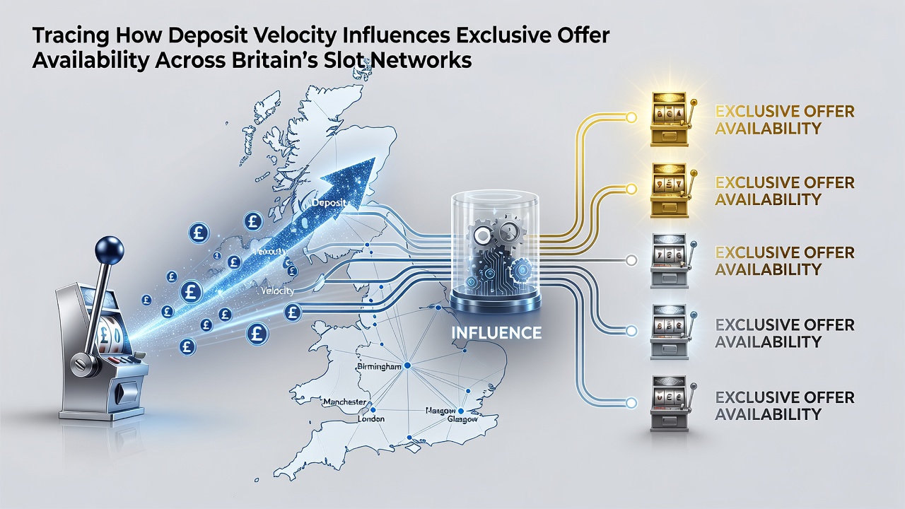 Diagram illustrating deposit velocity patterns across UK slot platforms and their effect on exclusive bonus distribution